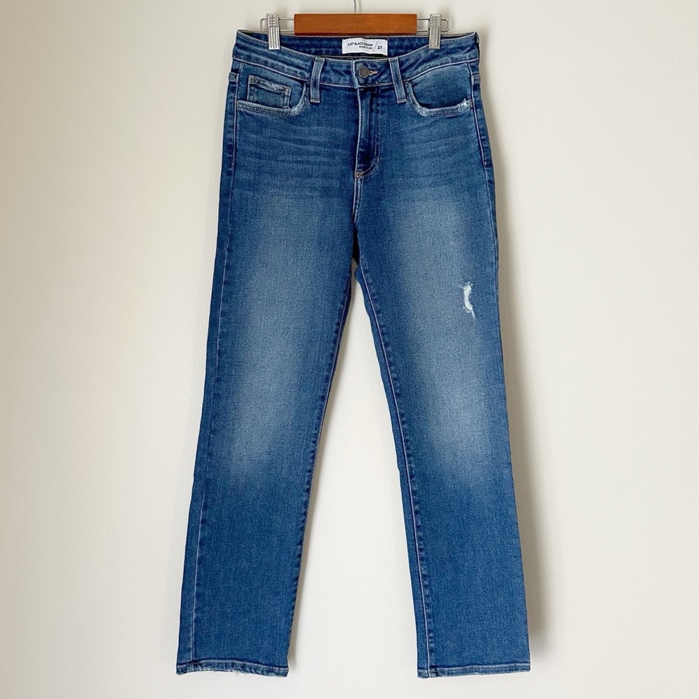 Just Black Denim Made in USA Straight Leg Jeans Size 27